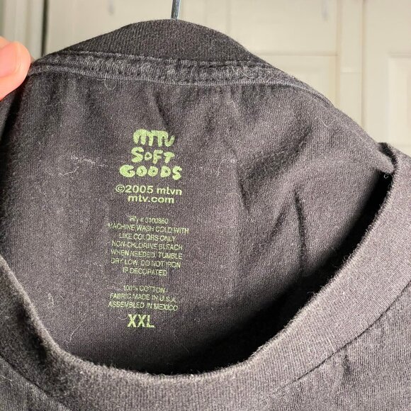 MTV Daria Slim Fit Plus Size T-shirt - 2X - Black - VGUC - Picture 4 of 4